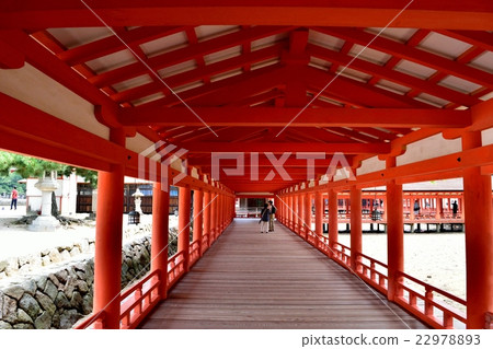 嚴島神社的走廊 22978893