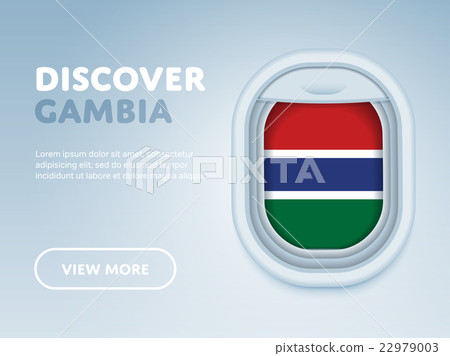 Traveling by plane. Flat vector design banner. 22979003