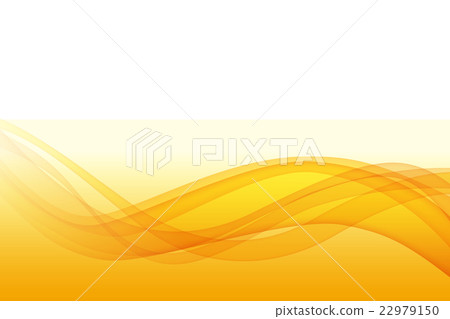 Orange Wave Background 02 - Stock Illustration [22979150] - PIXTA