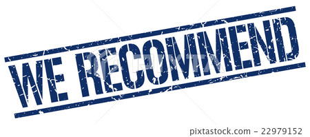 we recommend blue square vintage rubber stamp 22979152