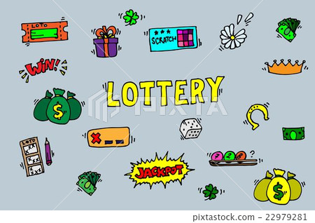 Lottery icons set 22979281