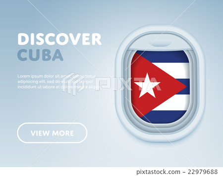 Traveling by plane. Flat vector design banner. Traveling by plane. Flat vector design banner. 22979688