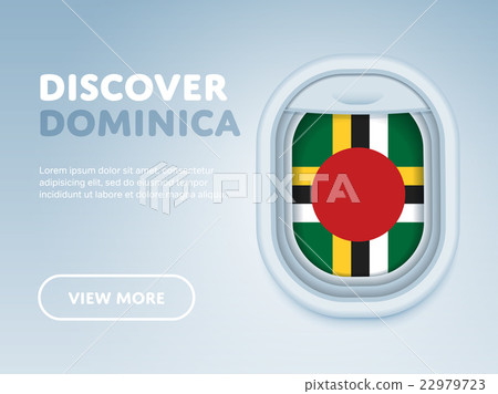 Traveling by plane. Flat vector design banner. 22979723