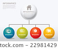 info-graphic - sphere style - chart  22981429