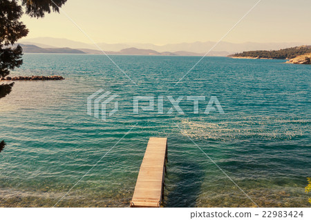 Corfu coast Corfu coast 22983424