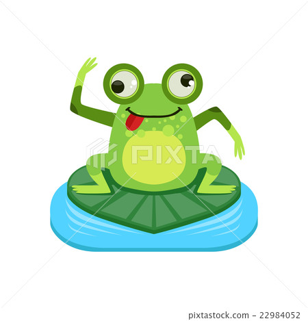 Crazy Cartoon Frog Character Crazy Cartoon Frog Character 22984052