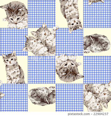 Patchwork of cute cats 22984237