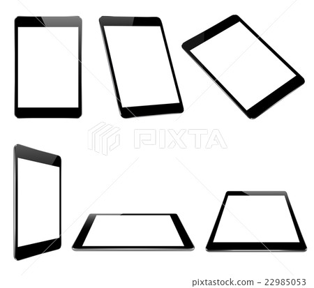 vector design, mock up black tablet 22985053