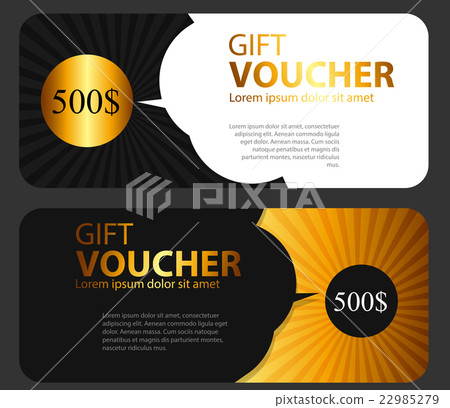 Gift Voucher Template For Your Business. Vector Gift Voucher Template For Your Business. Vector 22985279