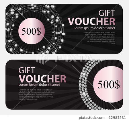 Gift Voucher Template For Your Business. Vector Gift Voucher Template For Your Business. Vector 22985281
