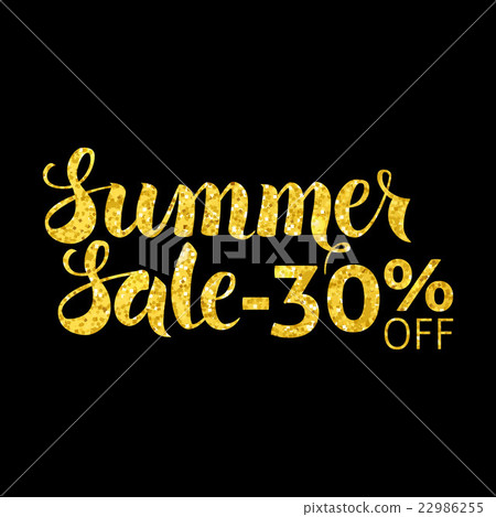 Gold Summer Sale 30 Off Lettering Black 22986255