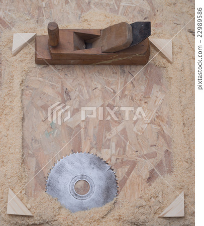 Carpenter tools on wood table background. Copy Carpenter tools on wood table background. Copy 22989586