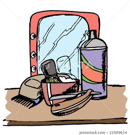 Barber shop. Vector. Drawn by hand. Items for Barber shop. Vector. Drawn by hand. Items for 22989614