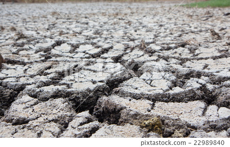 closeup dry earth and cracks rock ground pattern 22989840