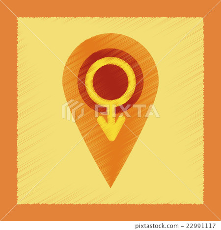 flat shading style icon gay male symbol flat shading style icon gay male symbol 22991117