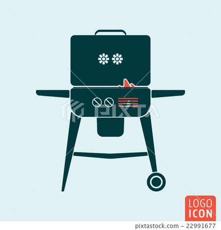 BBQ icon isolated 22991677