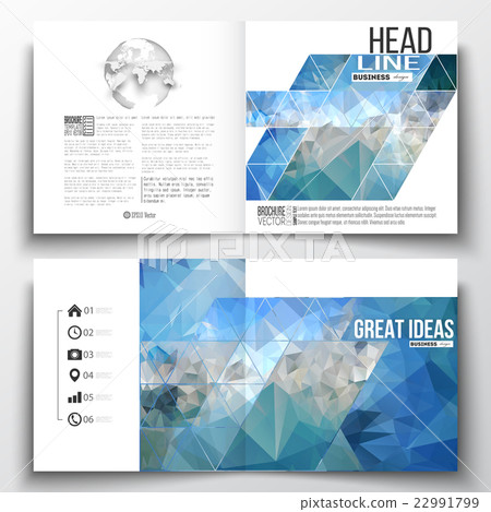 Set of annual report business templates for Set of annual report business templates for 22991799