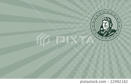 World War One Aviator Circle Retro 22992182