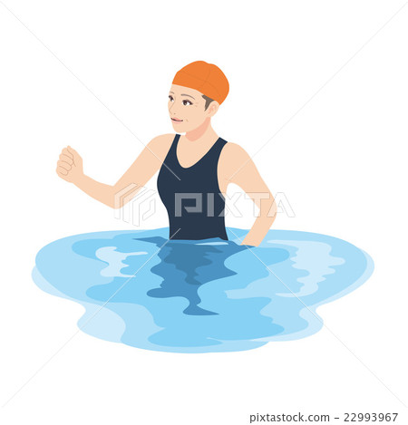 高級女子泳池 22993967