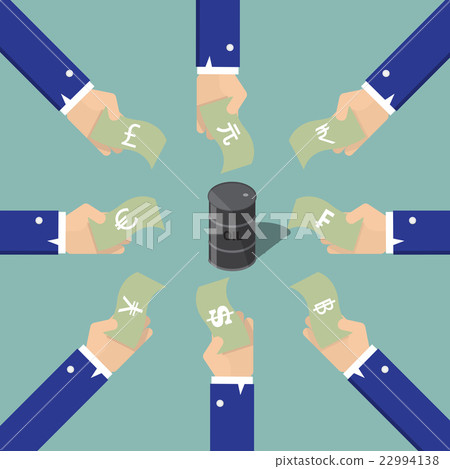 businessman hand hold money currencies buy an oil businessman hand hold money currencies buy an oil 22994138