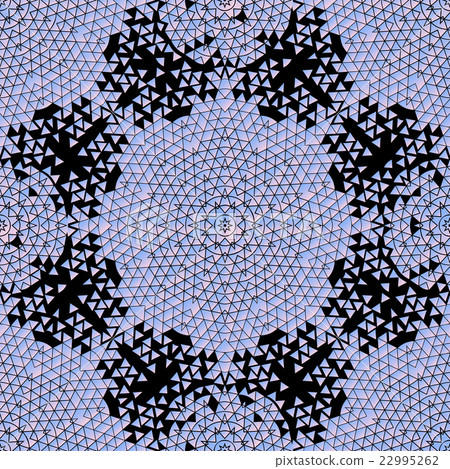 Graphic triangles pattern Graphic triangles pattern 22995262