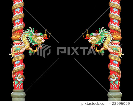 Chinese style dragon statue Chinese style dragon statue 22996099