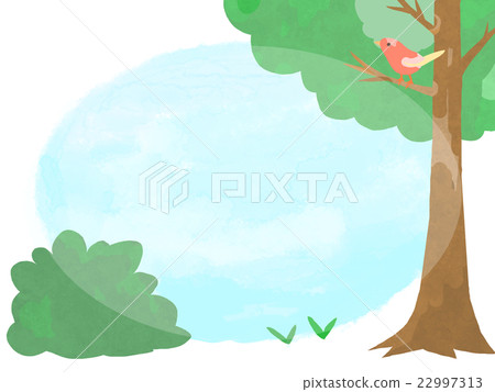 鳥和木模板2 22997313