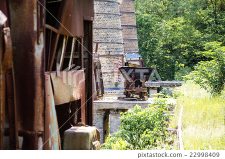 Historic mining rail cart 22998409