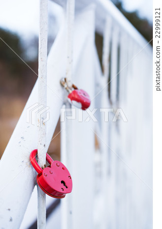Marriage love locks on bridge 22999121