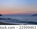 Nagakata Nakaka Beach of Yakushima that will celebrate the dawn 22999463