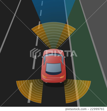 高級駕駛員輔助系統（ADAS）圖像圖 22999781