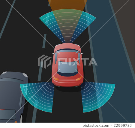 高級駕駛員輔助系統（ADAS）圖像圖 22999783
