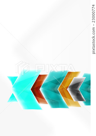 Glass glossy arrow motion background 23000774