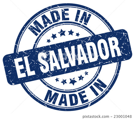 made in El Salvador blue grunge round stamp made in El Salvador blue grunge round stamp 23001048