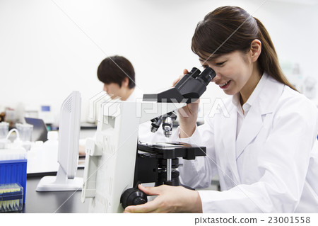 Research science science microscope experiment scientist chemist 23001558