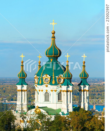 Saint Andrew church. Kiev, Ukraine 23002997