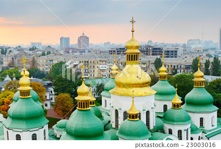 Cupola of St. Sophia Cathedral. Kiev 23003016