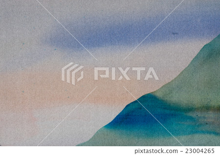 Rice terraces, landscape with mountains, fragment 23004265