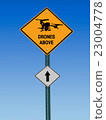 drones above sign 23004778