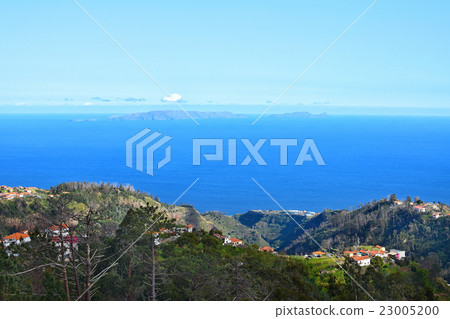 View of coastal landscape in Madeira, Portugal 23005200