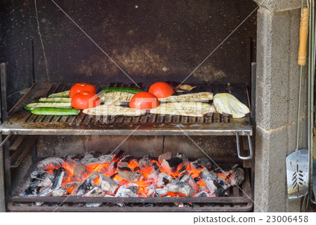 Grilling vegetables Grilling vegetables 23006458