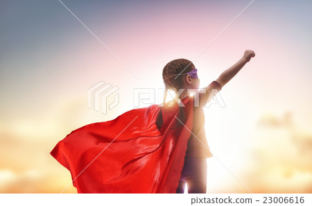 child plays superhero child plays superhero 23006616