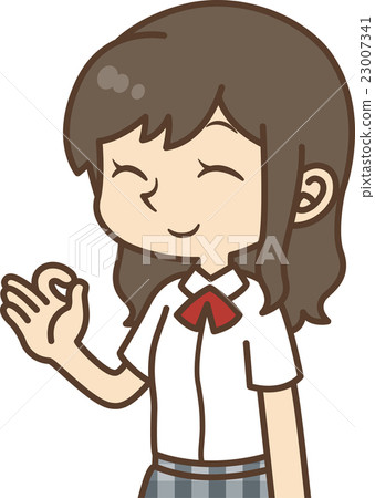 Uniform girl (facial expression) 04 23007341