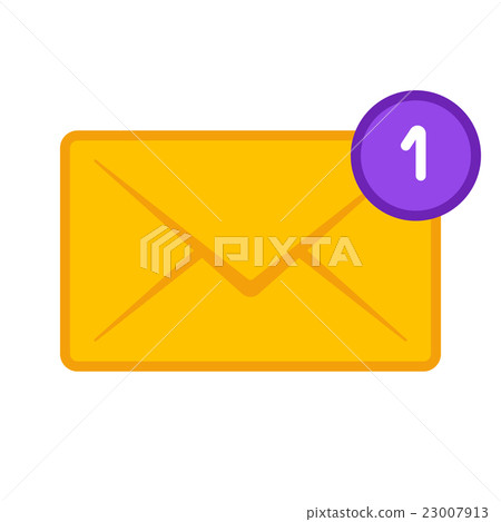 Yellow envelope icon Yellow envelope icon 23007913