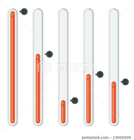 Vertical sliders with level indicator 23008309
