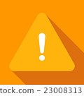 Vector warning sign 23008313