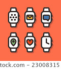 Smartwatch icons 23008315