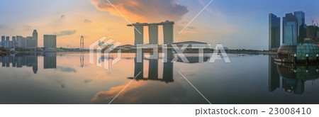 Singapore Skyline and view of Marina Bay 23008410