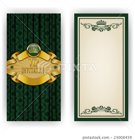 Elegant template for vip luxury invitation 23008459