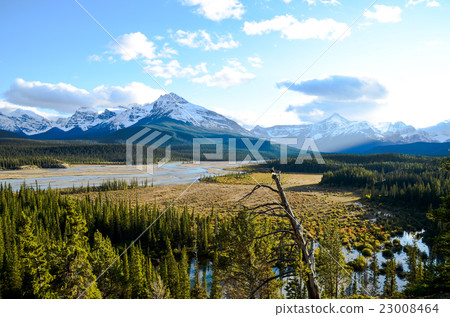 Canadian Rockies Ice · Field · Parkway Autumn Landscape Saskatchewan · Crossing 23008464